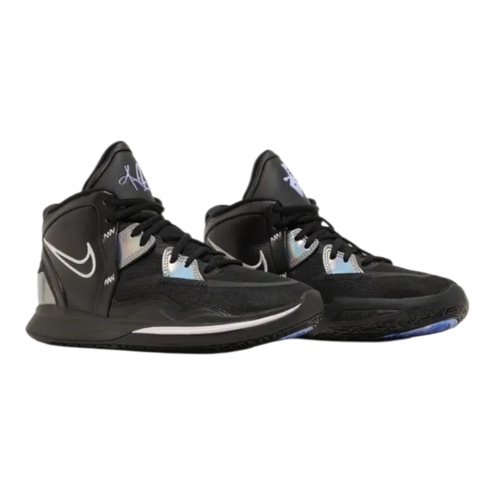 Nike Kyrie Infinity Big Kids' Shoes Black-Metallic Silver-Concord Sz 6.5Y NWOT